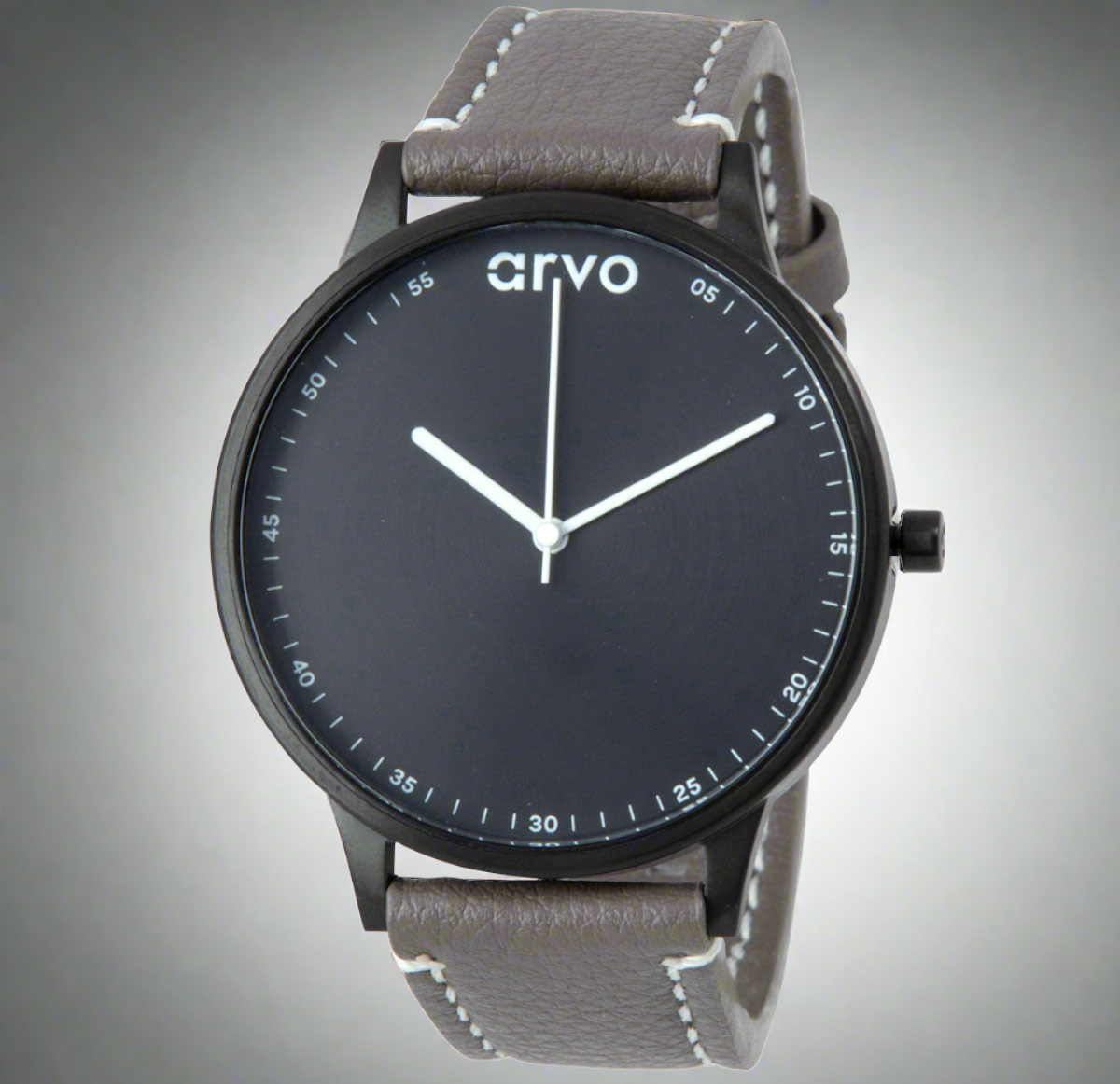 Arvo Time Traveler Watch - 43mm - Gray Leather