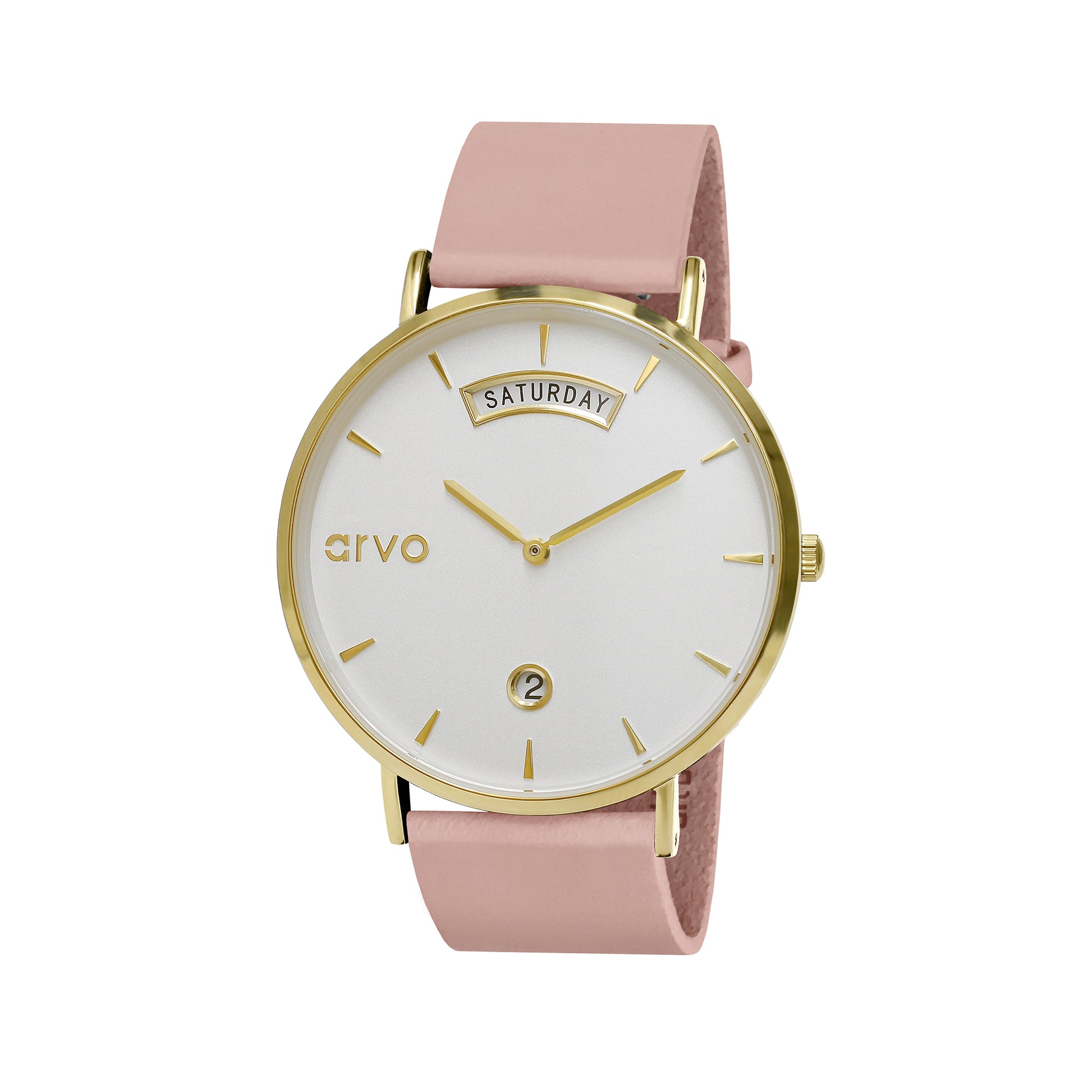 Arvo Awristacrat watches for women with blush pink band