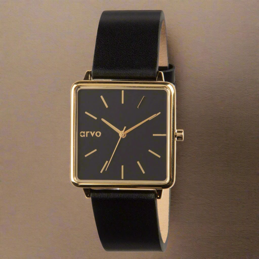 Arvo Red Time Squared Watch