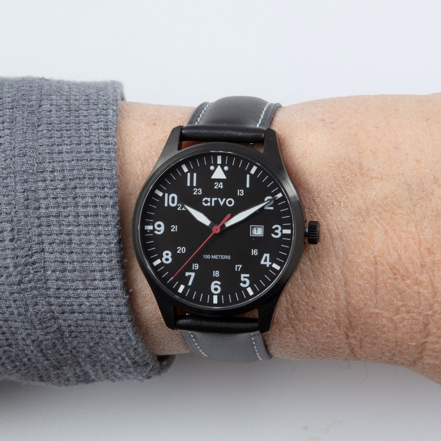 Arvo Rove Field Watch - Sky Black