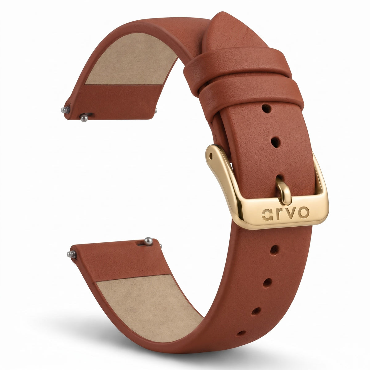 Arvo Mahogany Genuine Leather Watch Band