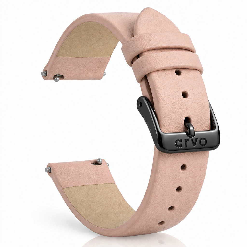 Arvo Sand Genuine Leather Watch Band