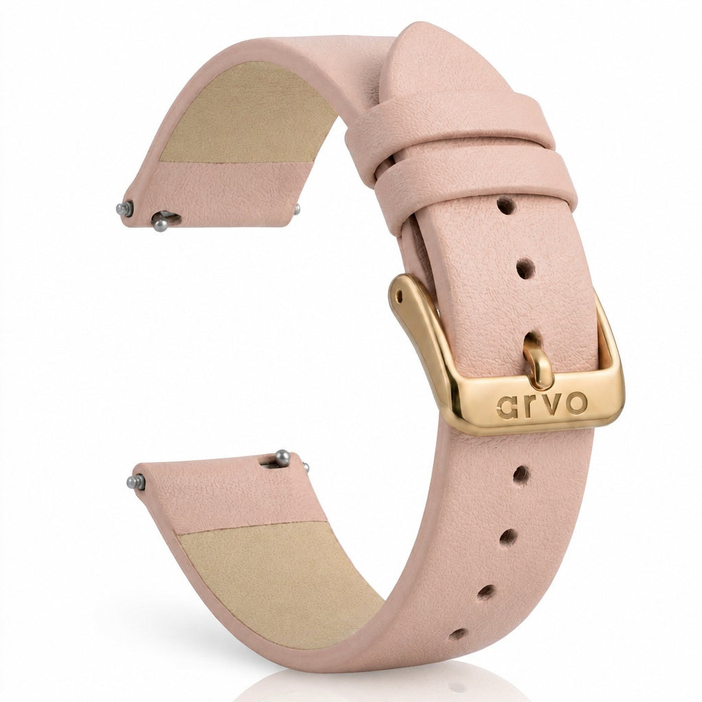 Arvo Sand Genuine Leather Watch Band