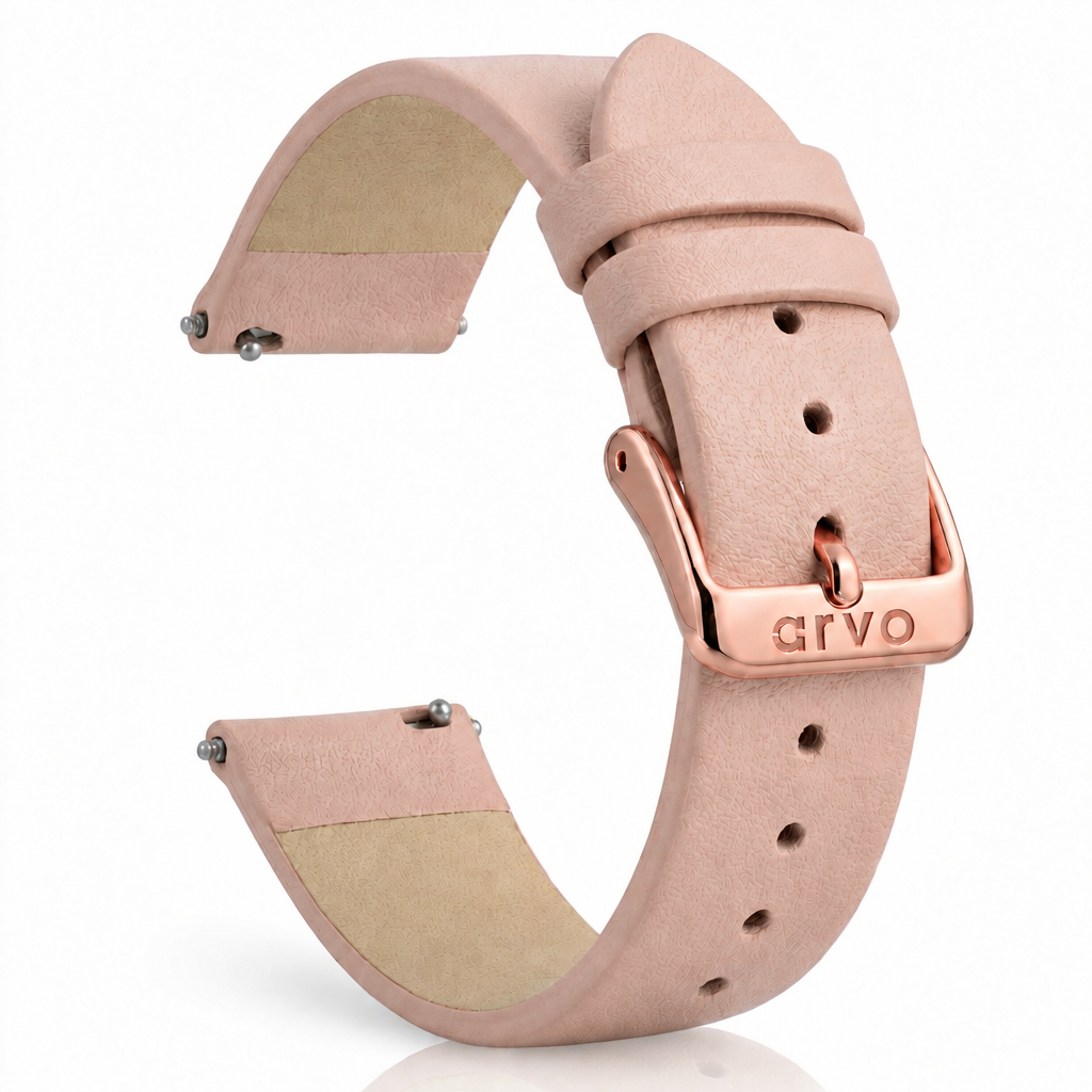 Arvo Sand Genuine Leather Watch Band