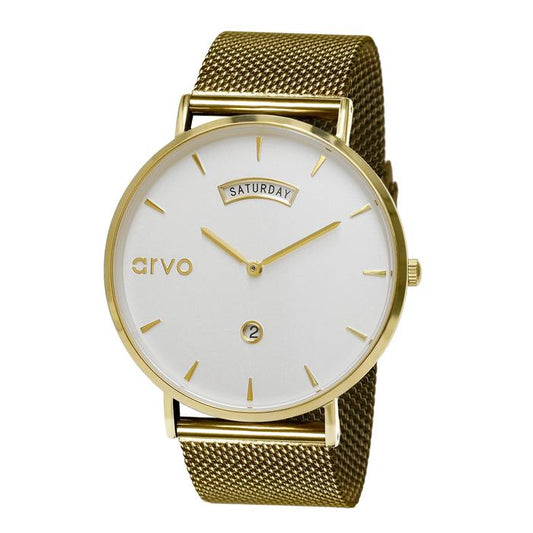 Arvo Awristacrat Gold Watch Bundle