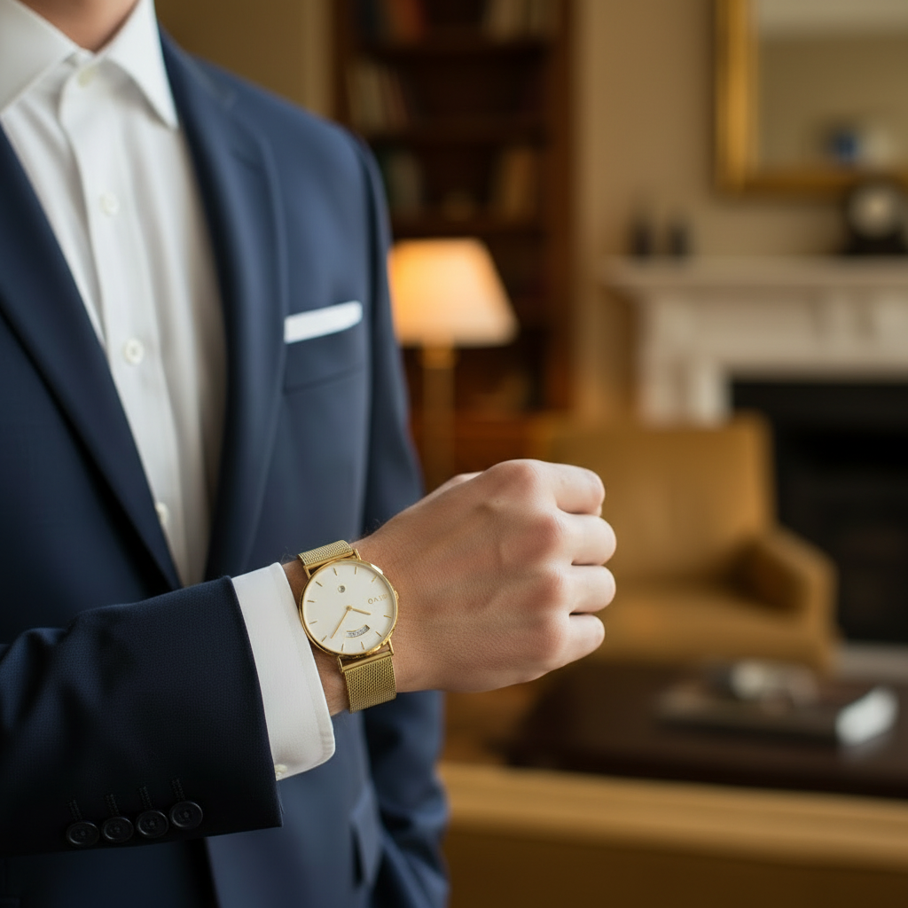 Arvo Awristacrat Gold Watch Bundle