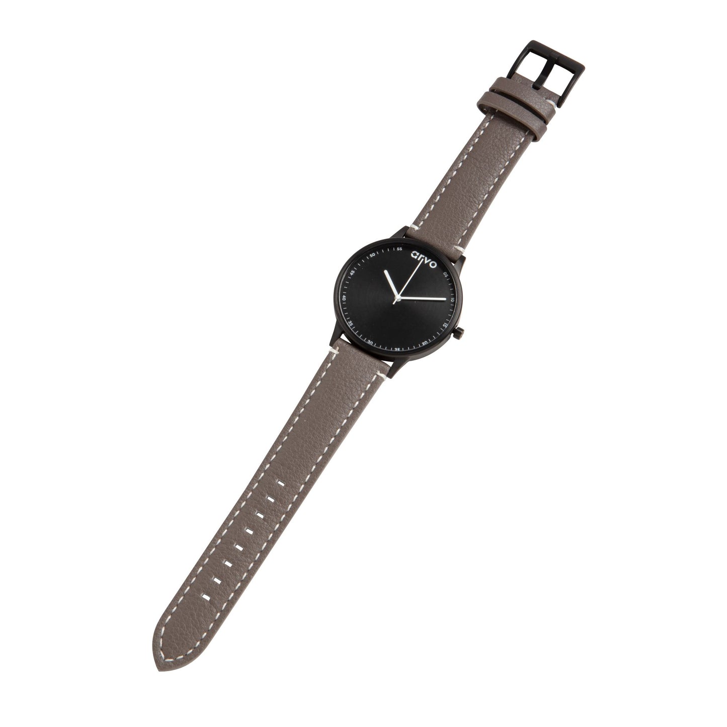 Arvo Time Traveler Watch - 43mm - Gray Leather