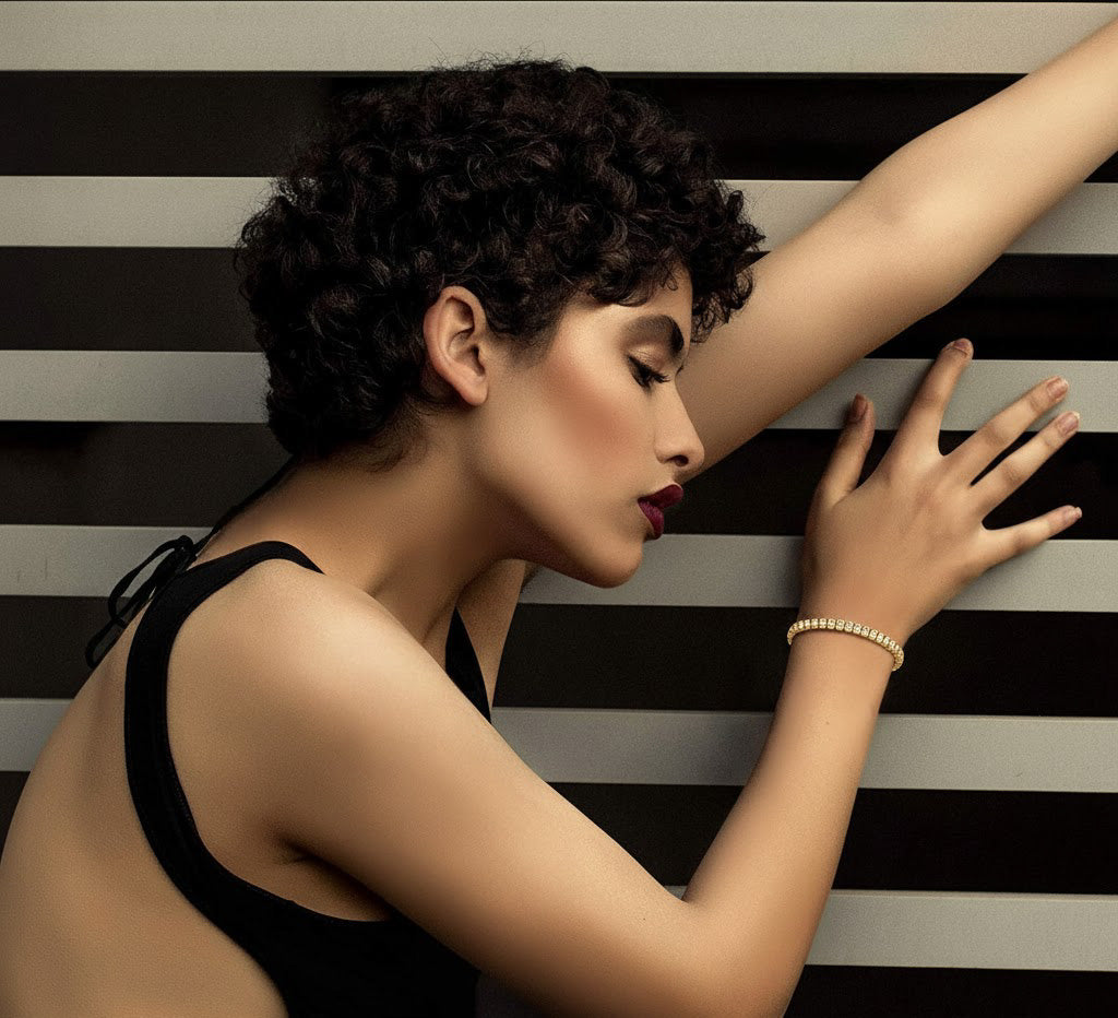 Arvo Tennis Bracelet - Gold