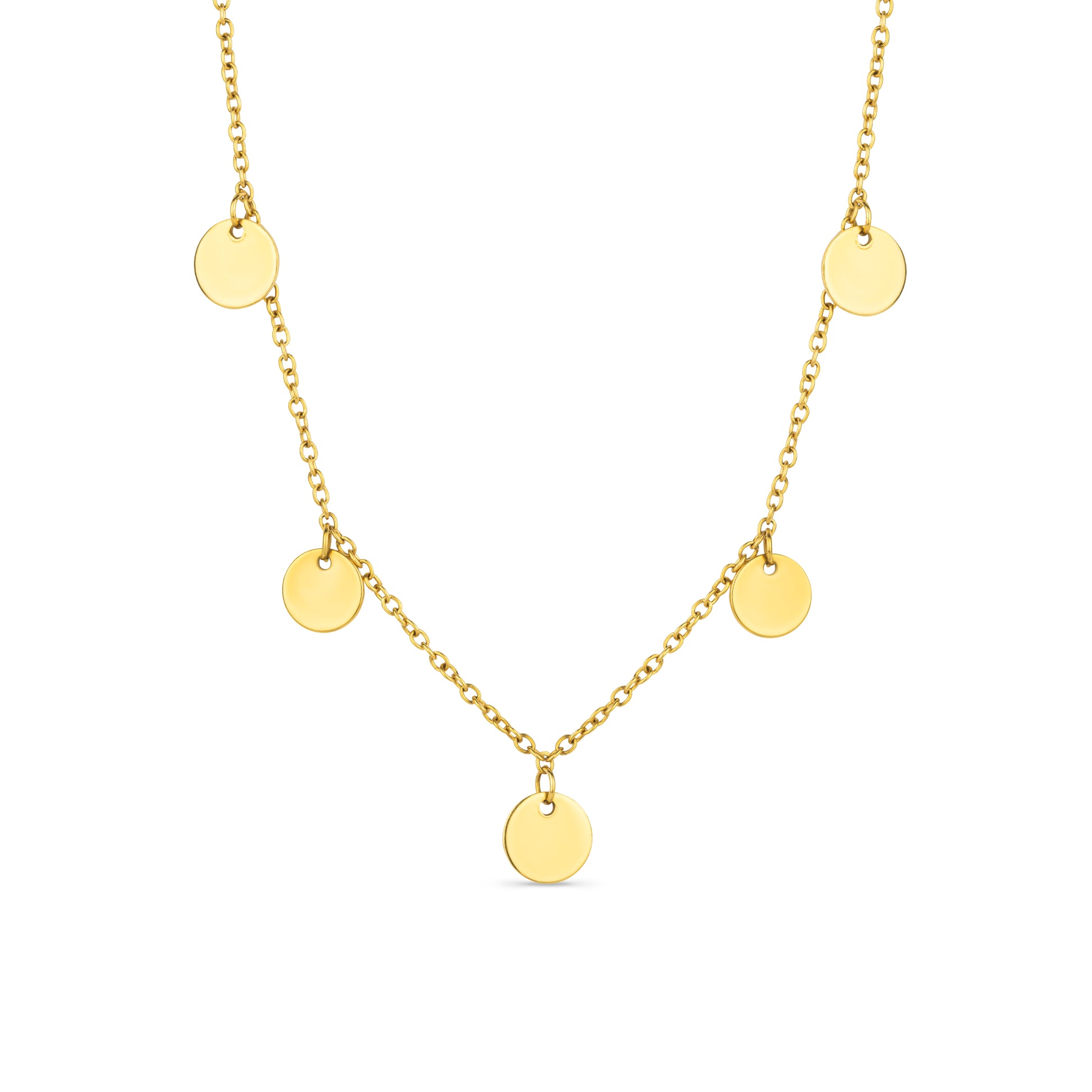 Mini sales disc necklace