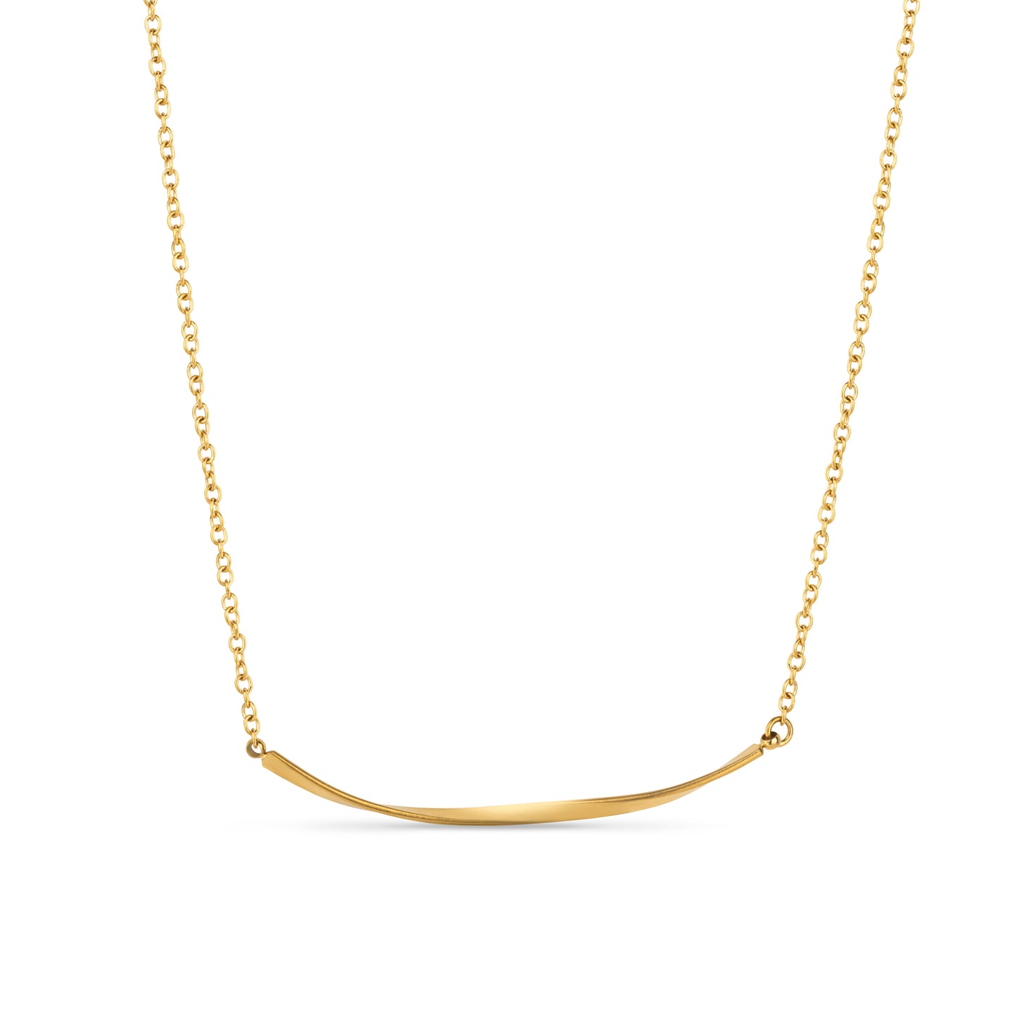 Arvo Mobius Bar Necklace - Gold