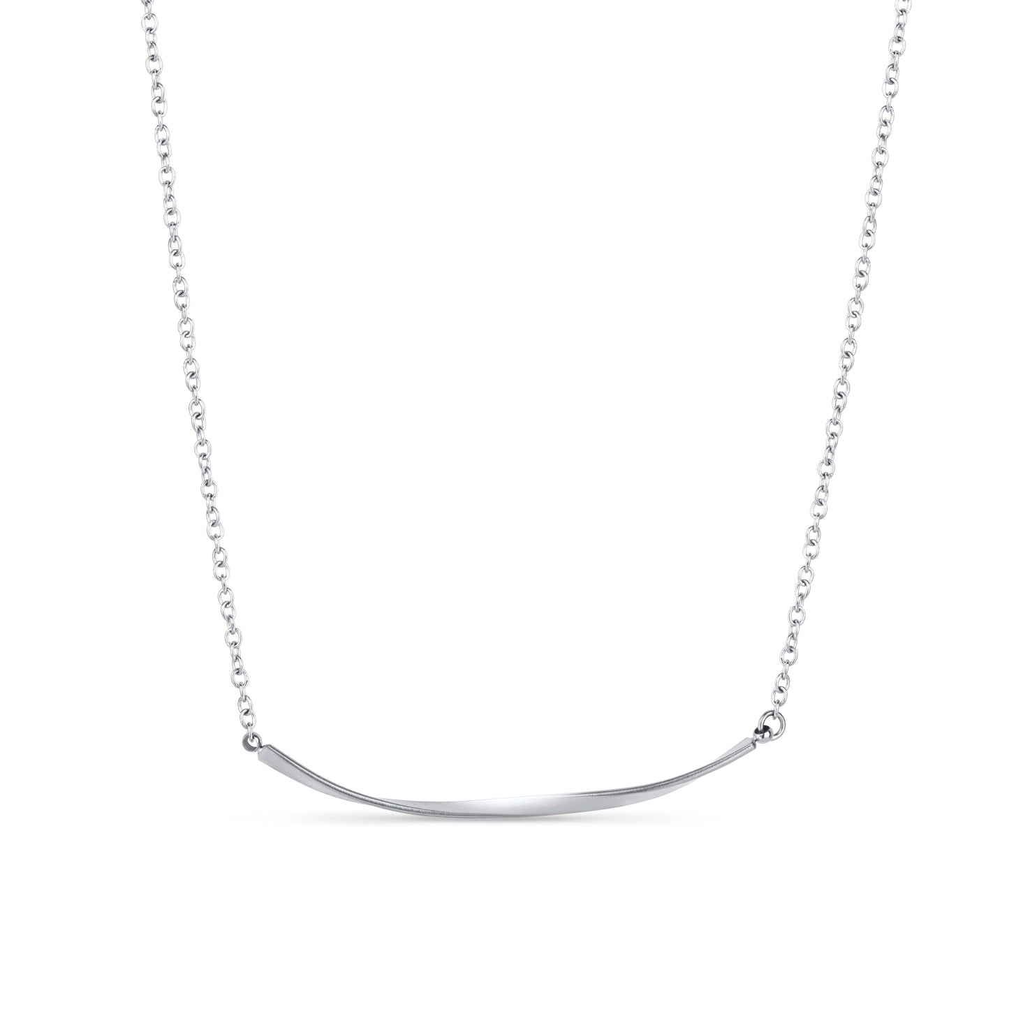 Arvo Mobius Bar Necklace - Stainless