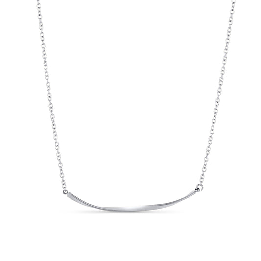 Arvo Mobius Bar Necklace - Stainless