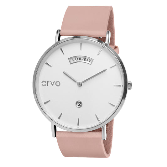 Arvo Awristacrat Silver minimalist watches for women