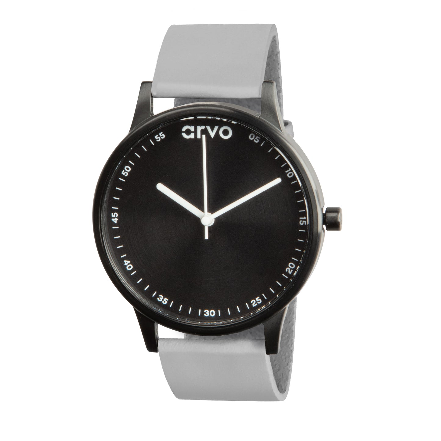 Arvo Time Traveler Sport Watch for men with gray leather band