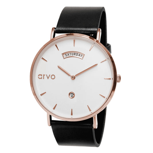 Arvo Awristacrat rose gold watches for men and women