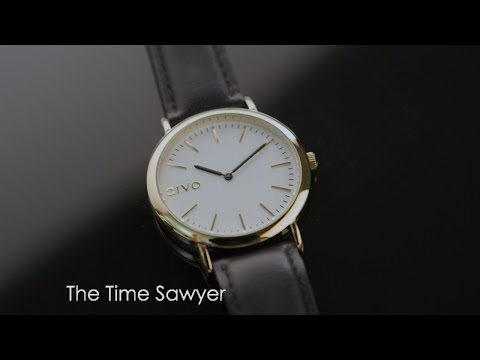 ☆MVMTwatch☆ホワイト×ゴールド×ブラックレザー☆ Signature Square Collection — Saffiano Noir Women's Watch | MVMT